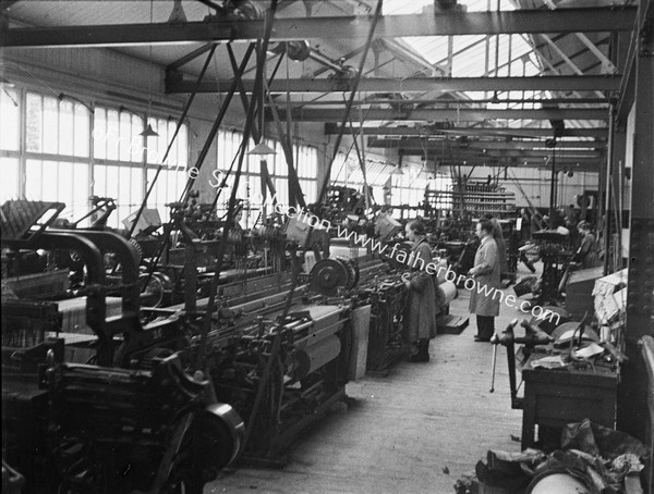 IN THE WEAVING SHED OF MILLS